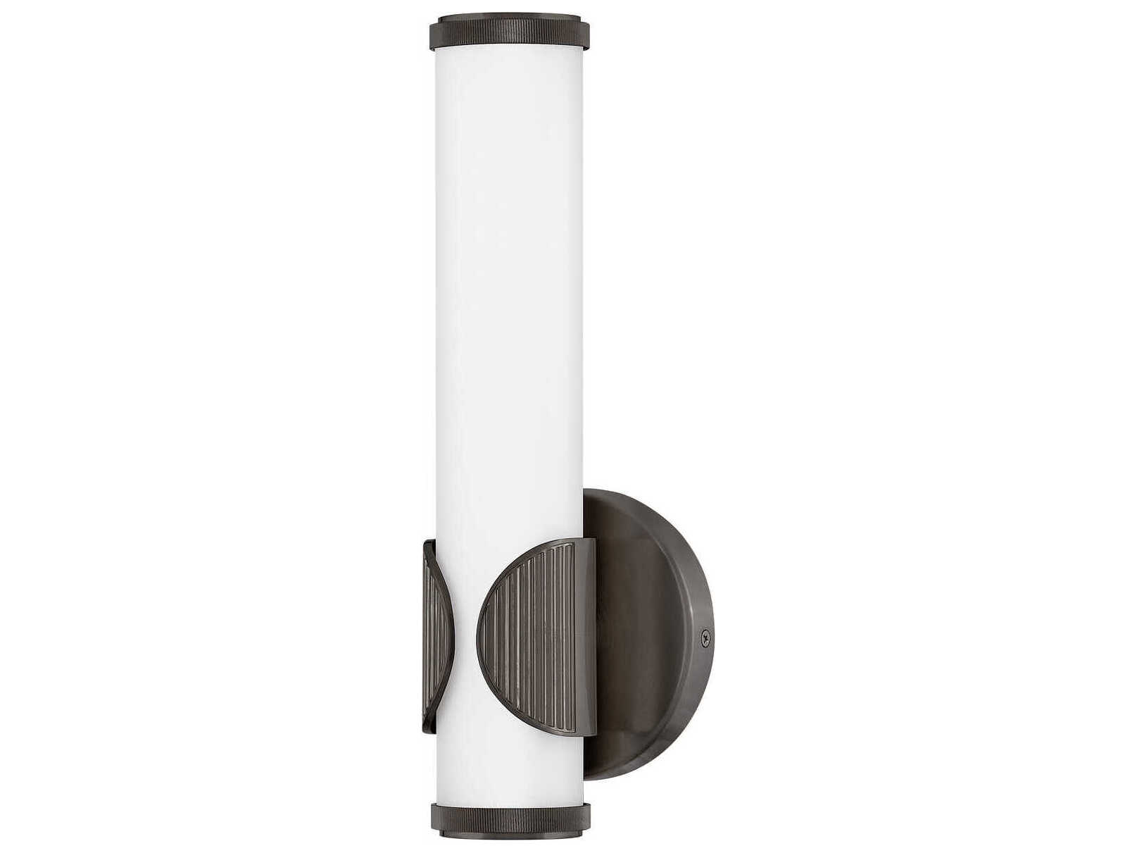 Hinkley Femi Black Oxide Glass LED Wall Sconce