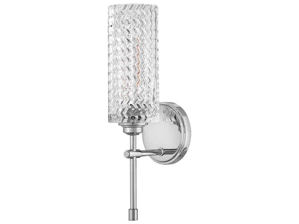 Hinkley Elle 1-Light Chrome Wall Sconce