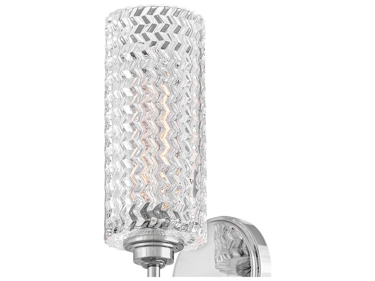 Hinkley Elle 1-Light Chrome Wall Sconce