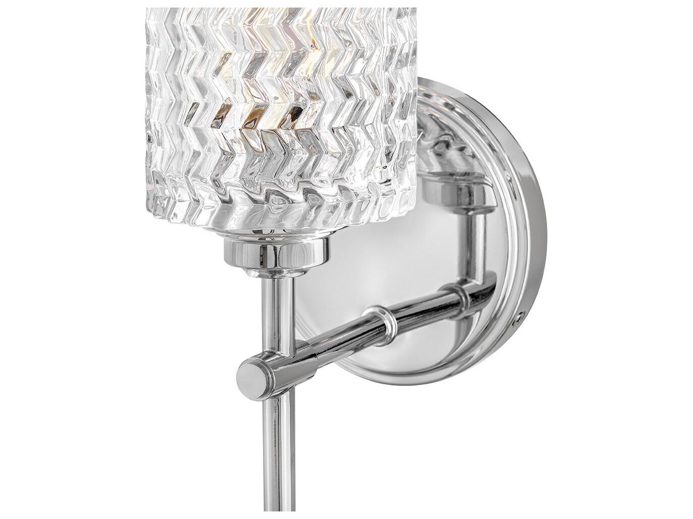 Hinkley Elle 1-Light Chrome Wall Sconce