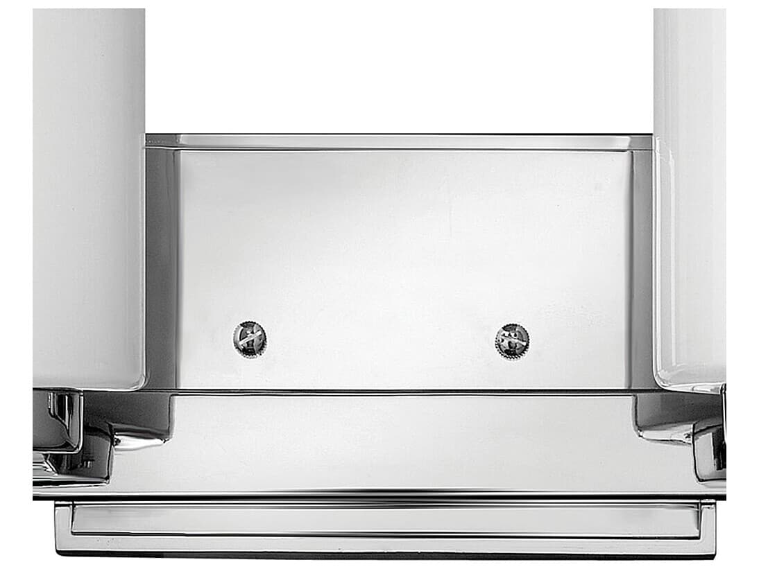 Hinkley Miley 2-Light Chrome Glass Vanity Light