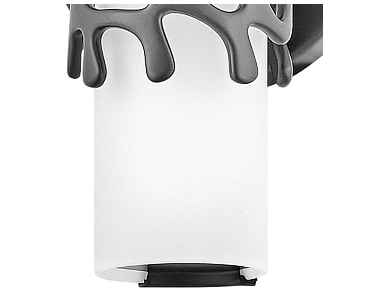 Hinkley Lyra Black Glass LED Wall Sconce