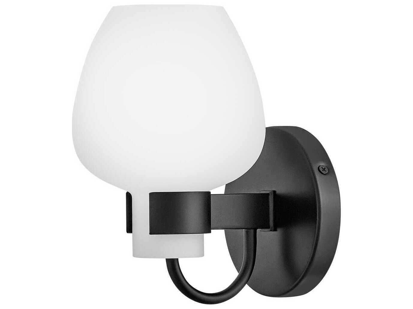 Hinkley Sylvie 1-Light Black Wall Sconce