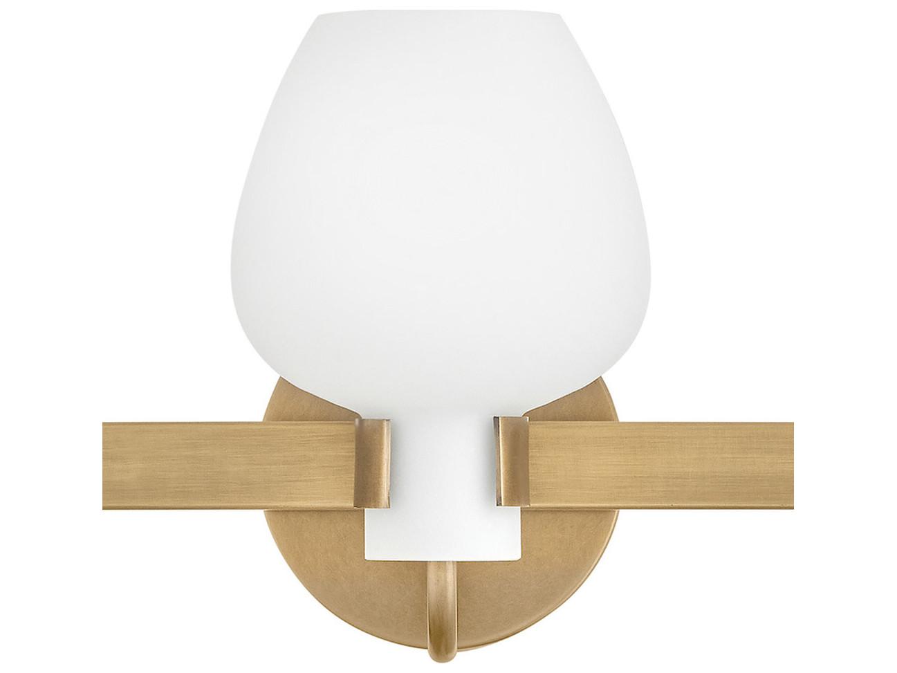 Hinkley Sylvie 3-Light Heritage Brass Vanity Light