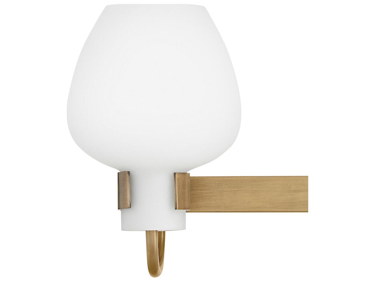 Hinkley Sylvie 3-Light Heritage Brass Vanity Light