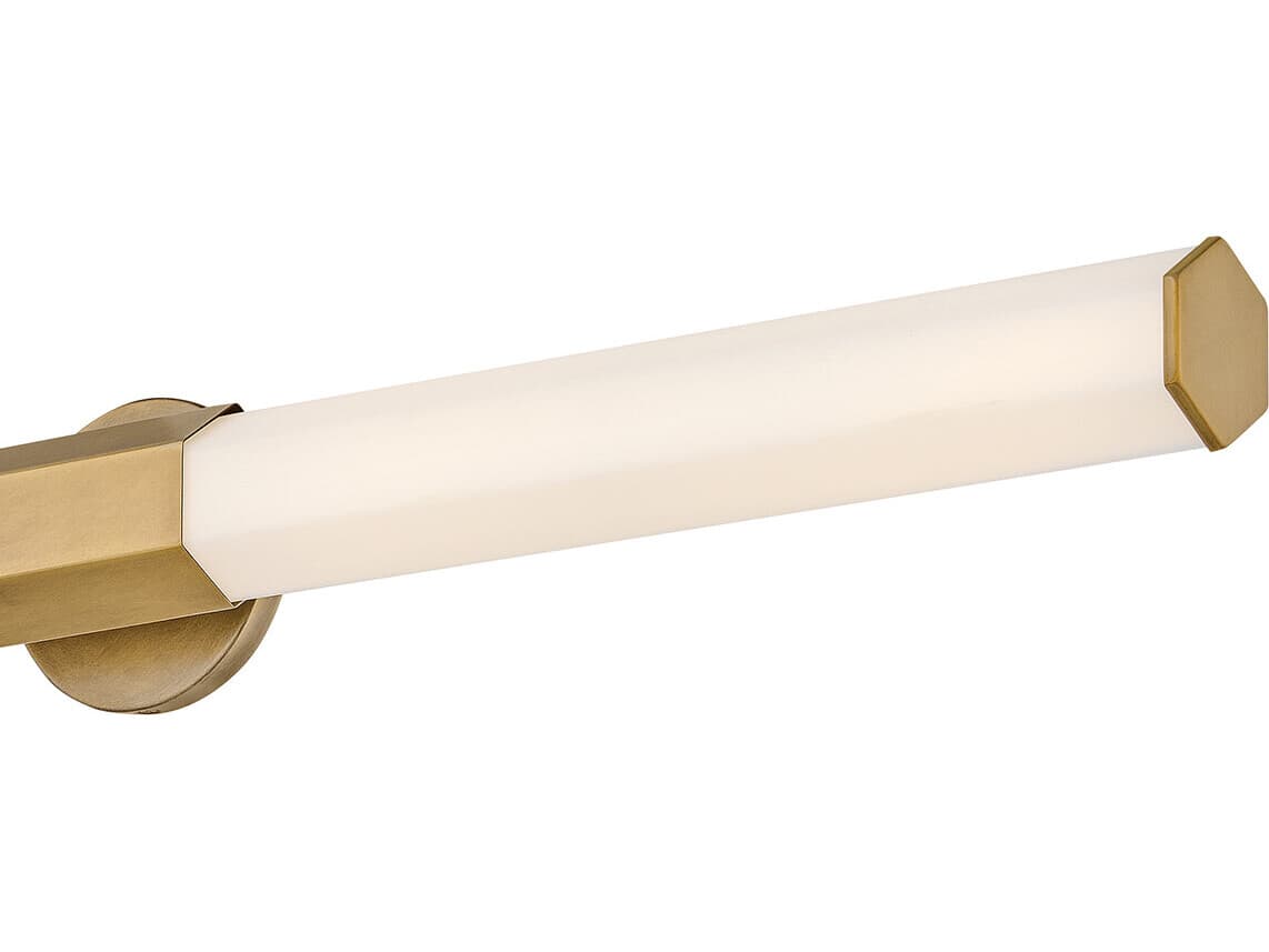 Hinkley Facet Heritage Brass Vanity Light