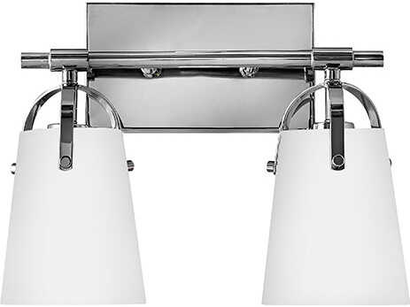 Hinkley Foster 2-Light Chrome Vanity Light
