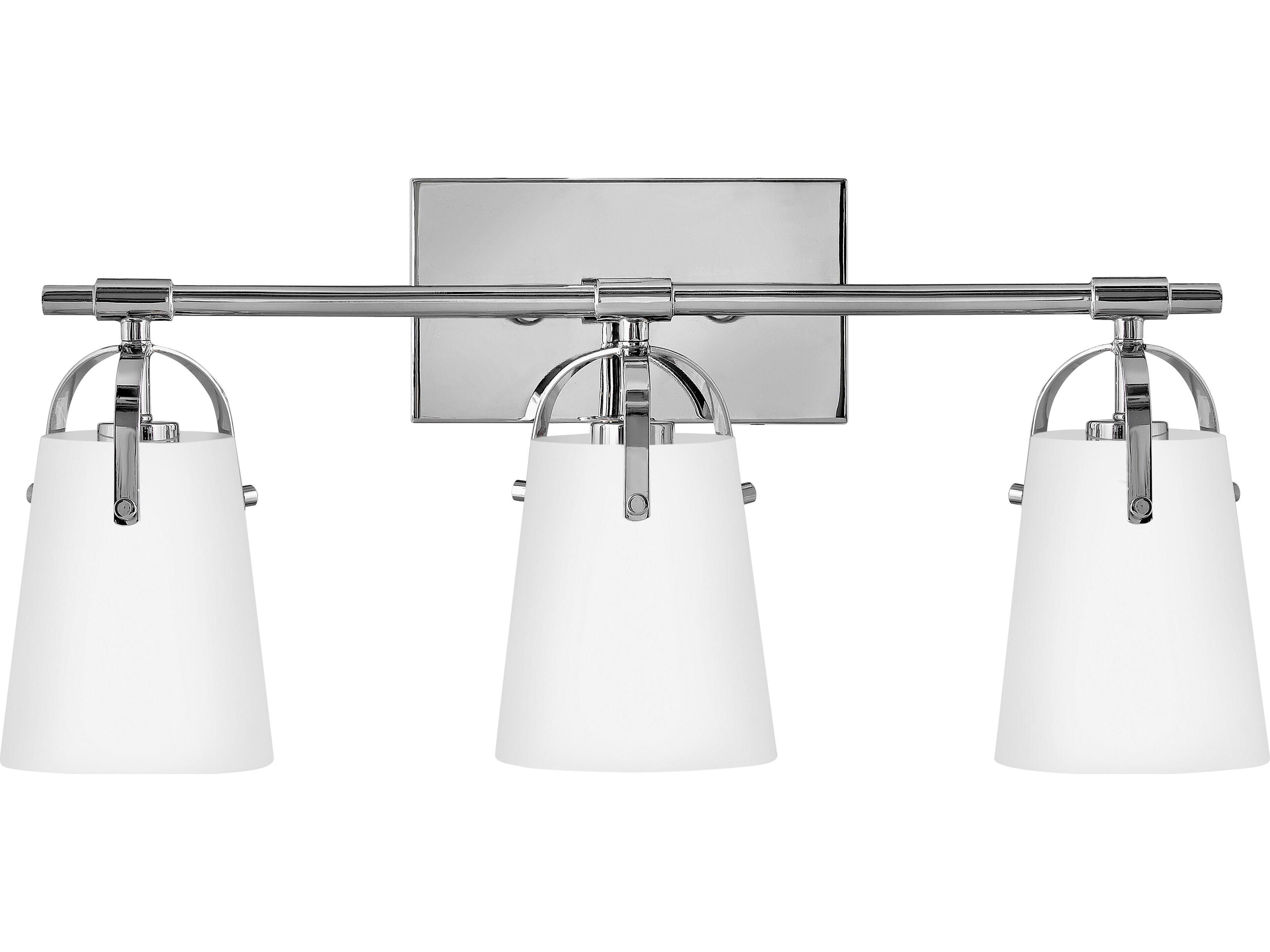 Hinkley Foster 3-Light Chrome Vanity Light