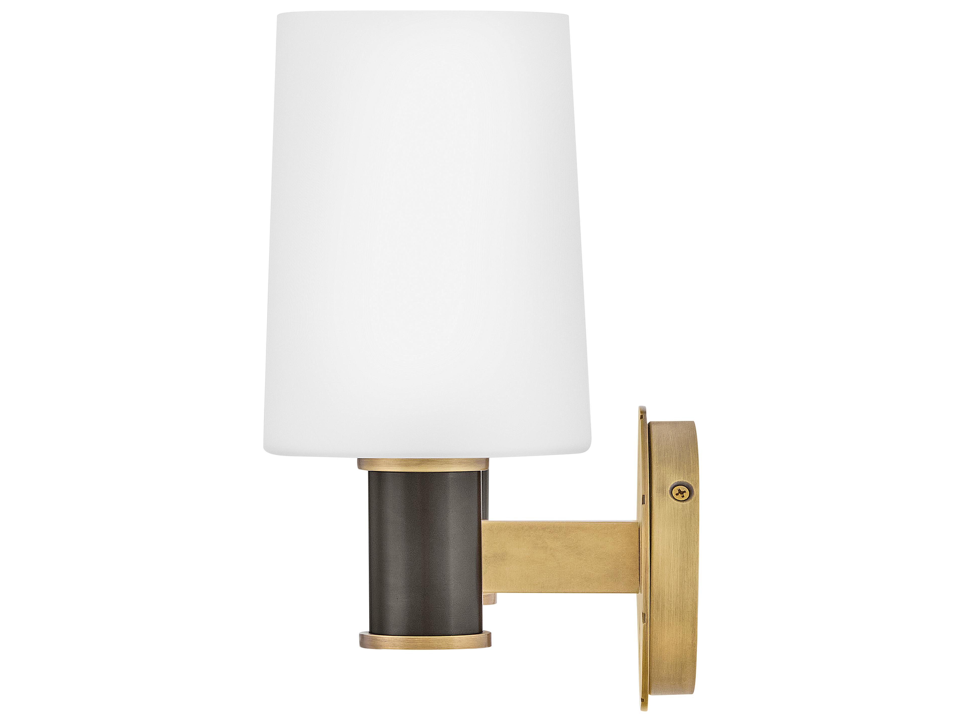 Hinkley Declan 2-Light Heritage Brass Black Oxide Vanity Light