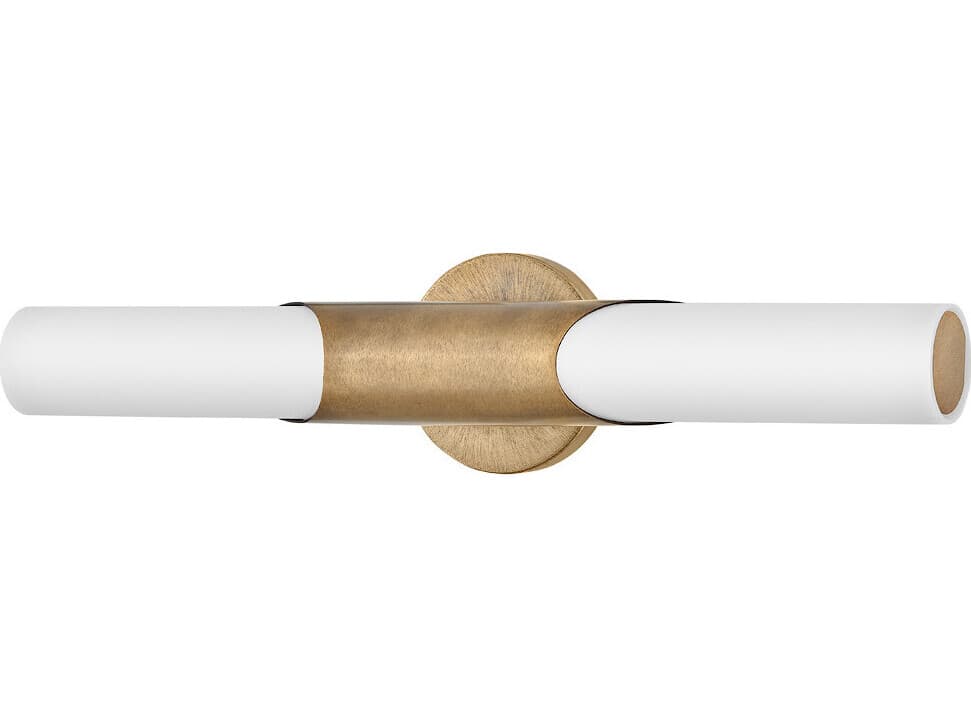 Hinkley Grace Textured Heritage Brass Vanity Light