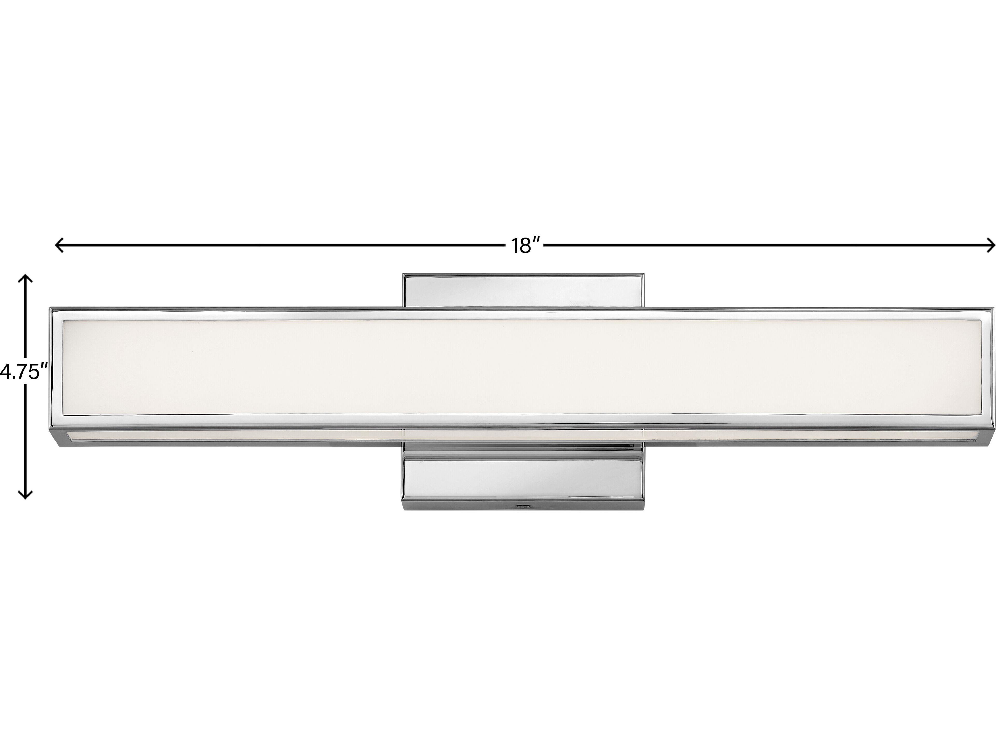 Hinkley Alto Chrome Glass LED Vanity Light