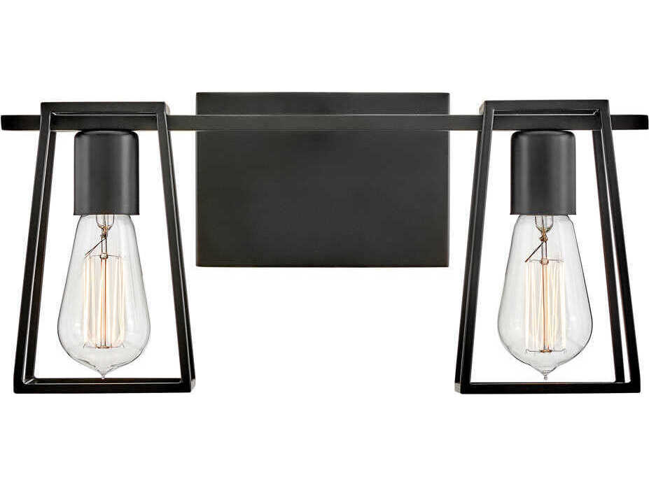 Hinkley Filmore 2-Light Black LED Vanity Light