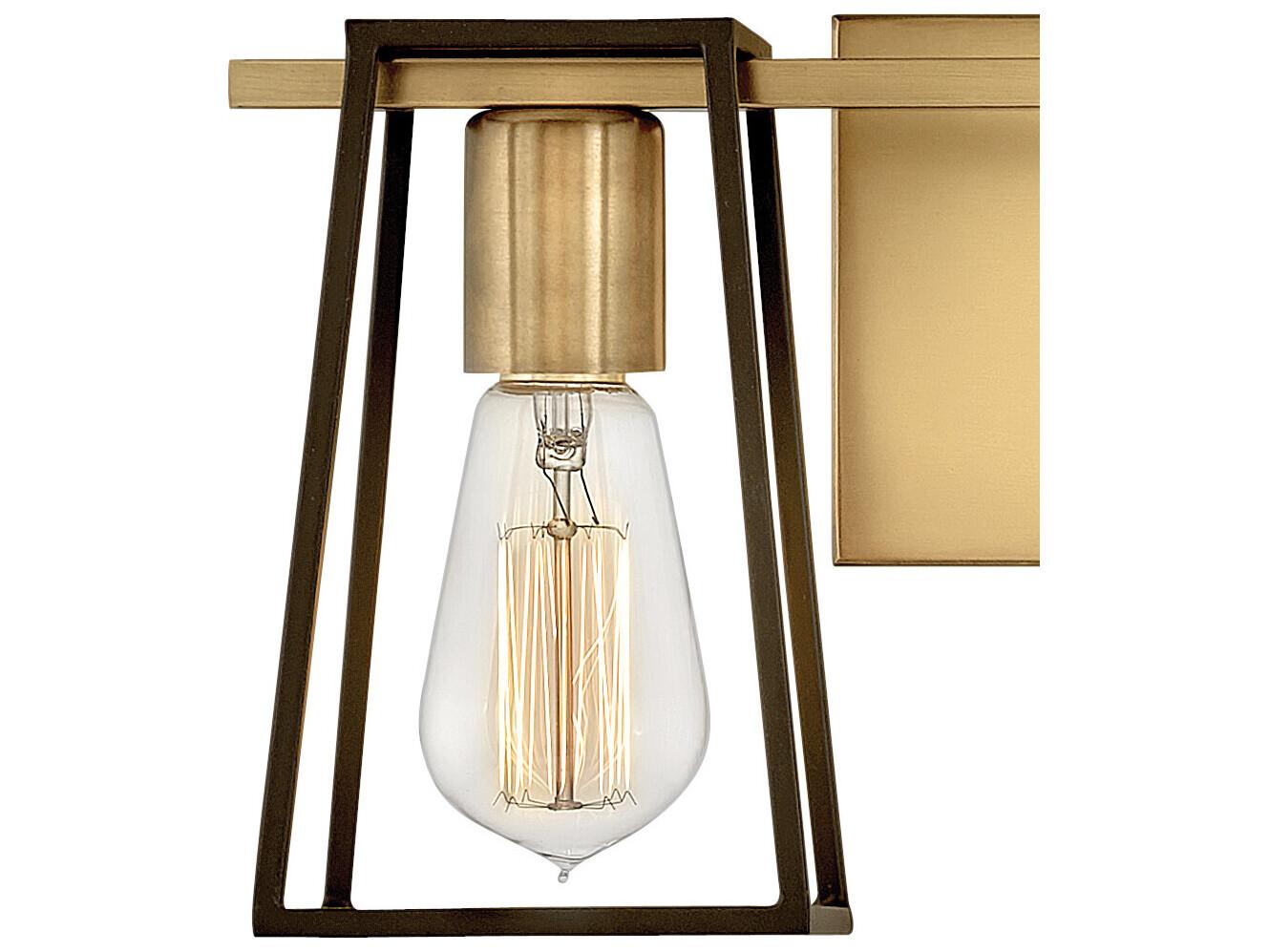 Hinkley Filmore 2-Light Heritage Brass Bronze Vanity Light