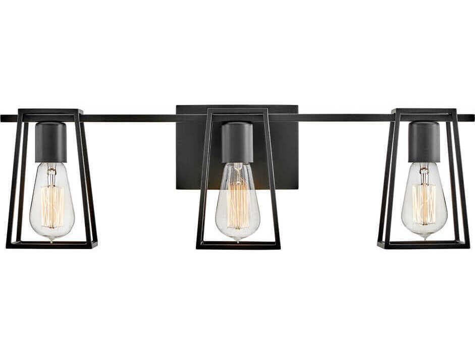Hinkley Filmore 3-Light Black LED Vanity Light