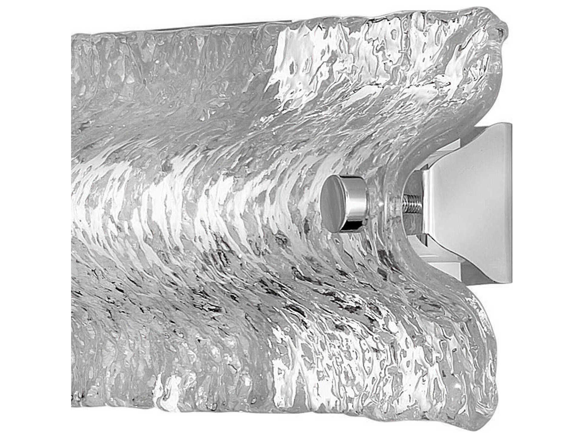 Hinkley Lucent Chrome Clear Glass LED Vanity Light