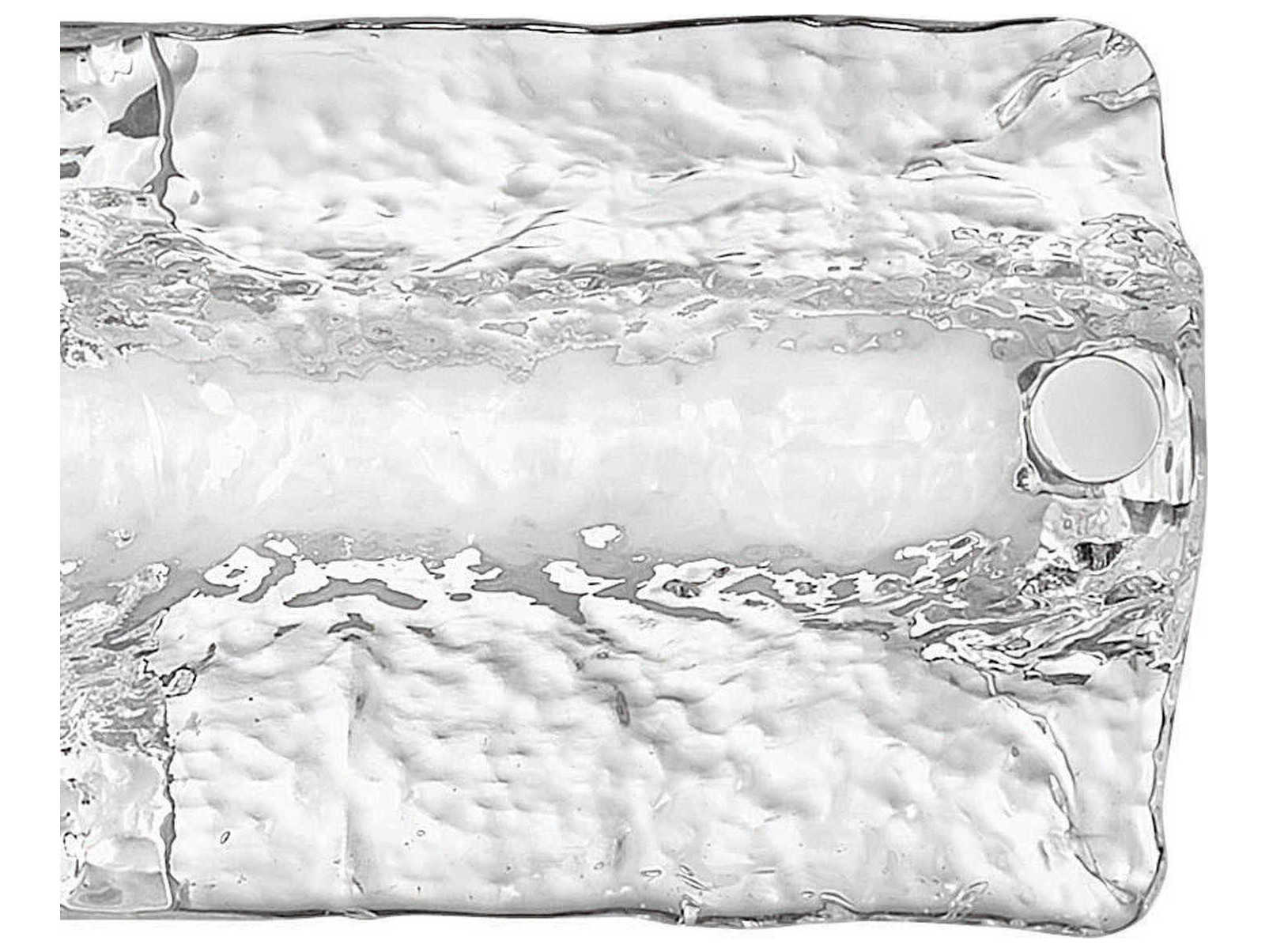 Hinkley Lucent Chrome Clear Glass LED Vanity Light