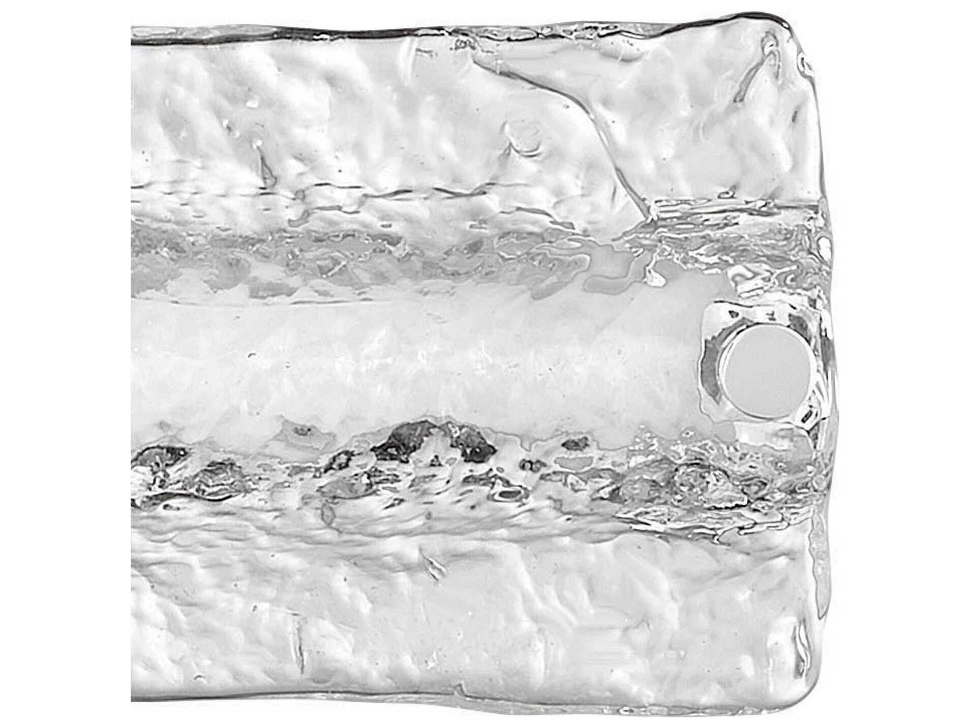 Hinkley Lucent Chrome Clear Glass LED Vanity Light