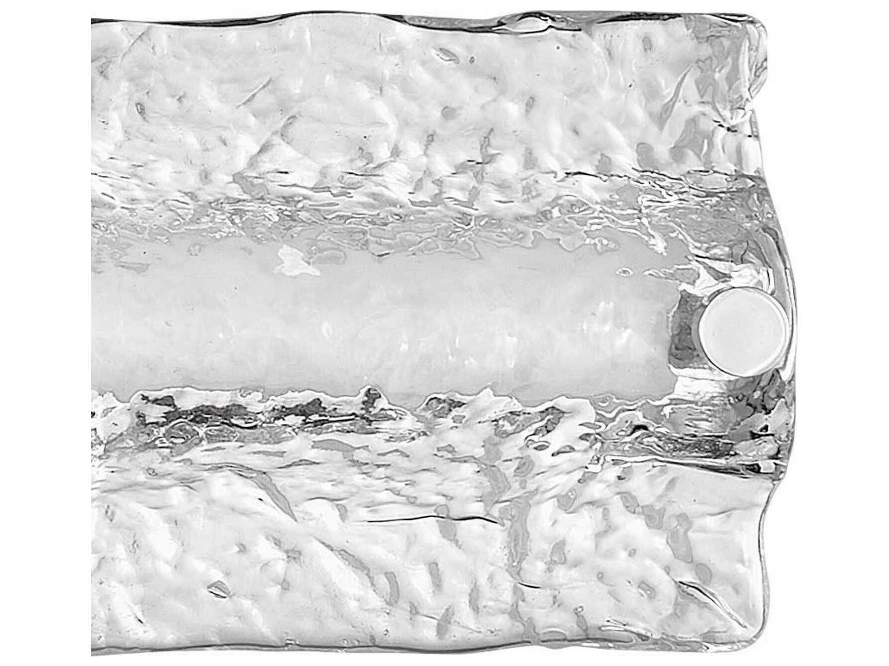 Hinkley Lucent Chrome Clear Glass LED Vanity Light