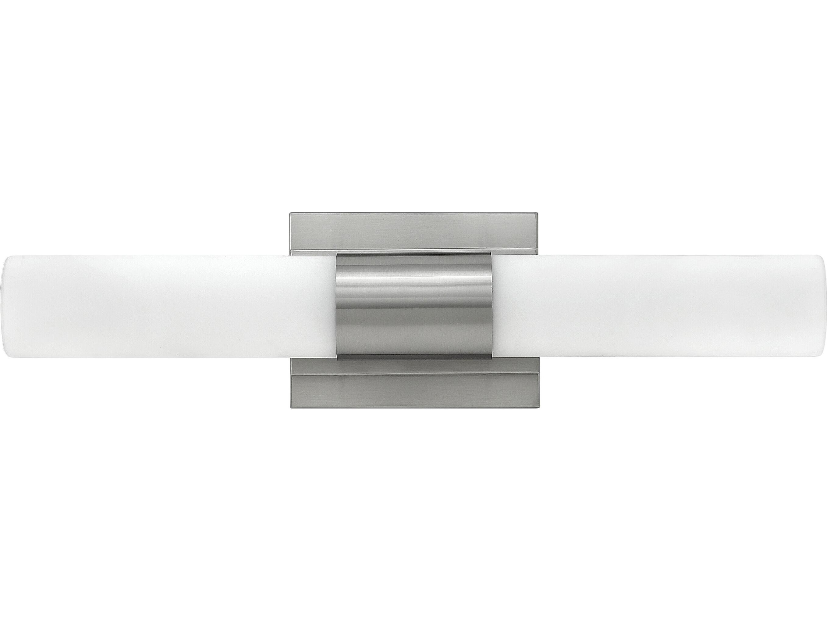 Hinkley Portia Brushed Nickel Glass LED Vanity Light