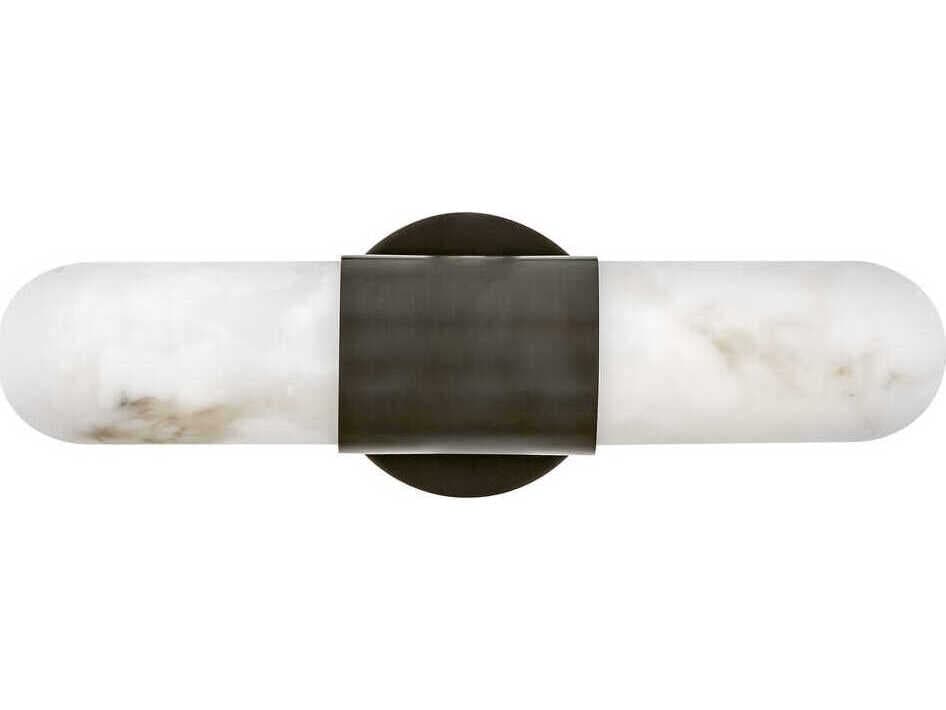 Hinkley Ibiza Black Oxide Glass LED Vanity Light