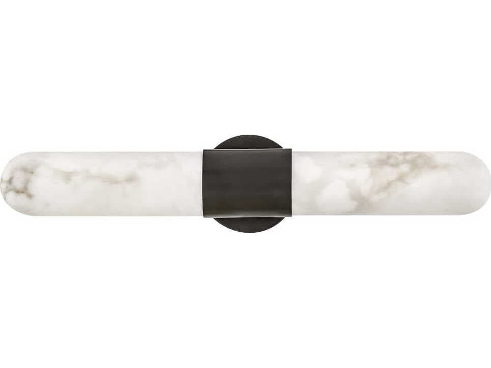 Hinkley Ibiza Black Oxide Glass Vanity Light