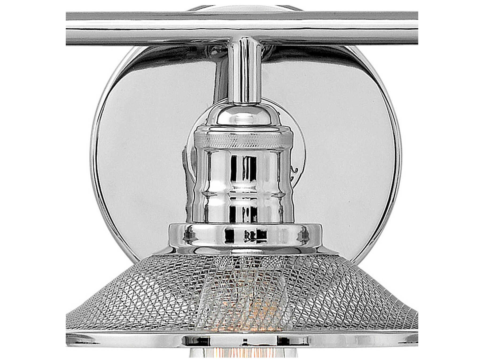 Hinkley Rigby 3-Light Polished Nickel Vanity Light