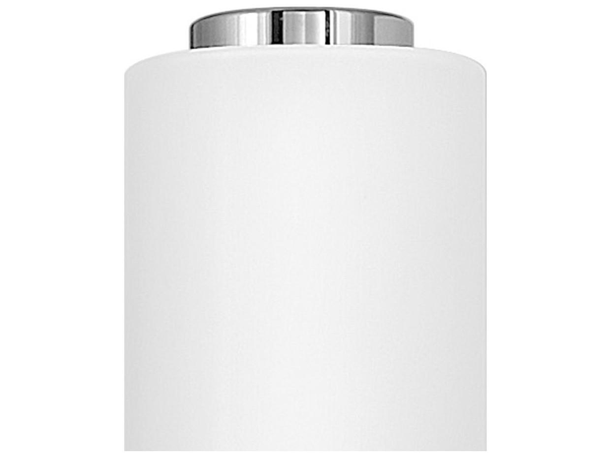 Hinkley Aiden Chrome White Glass LED Wall Sconce