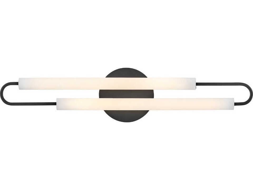 Hinkley Eos Black Glass LED Vanity Light