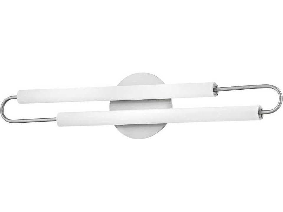 Hinkley Eos Brushed Nickel Glass LED Vanity Light