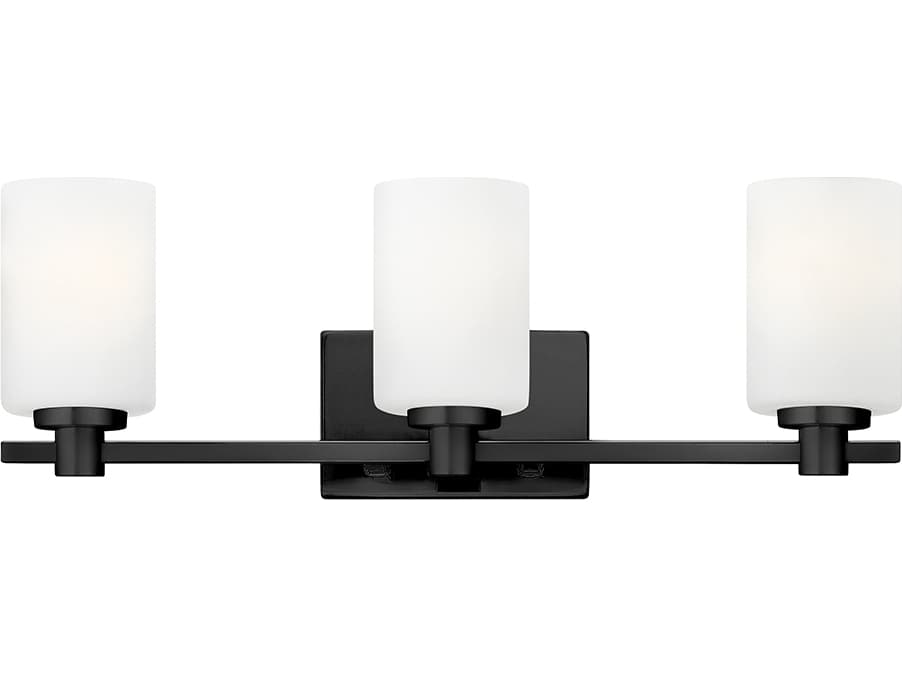 Hinkley Karlie 3-Light Black Vanity Light