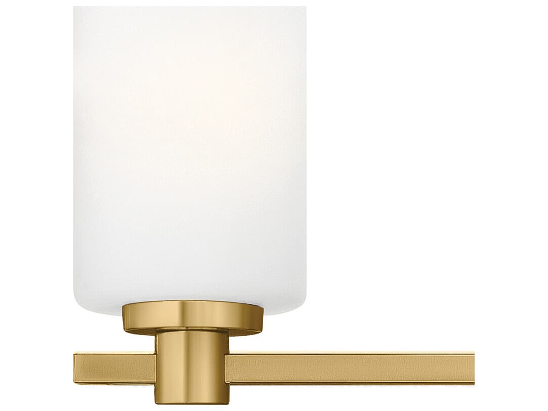 Hinkley Karlie 3-Light Lacquered Brass Vanity Light