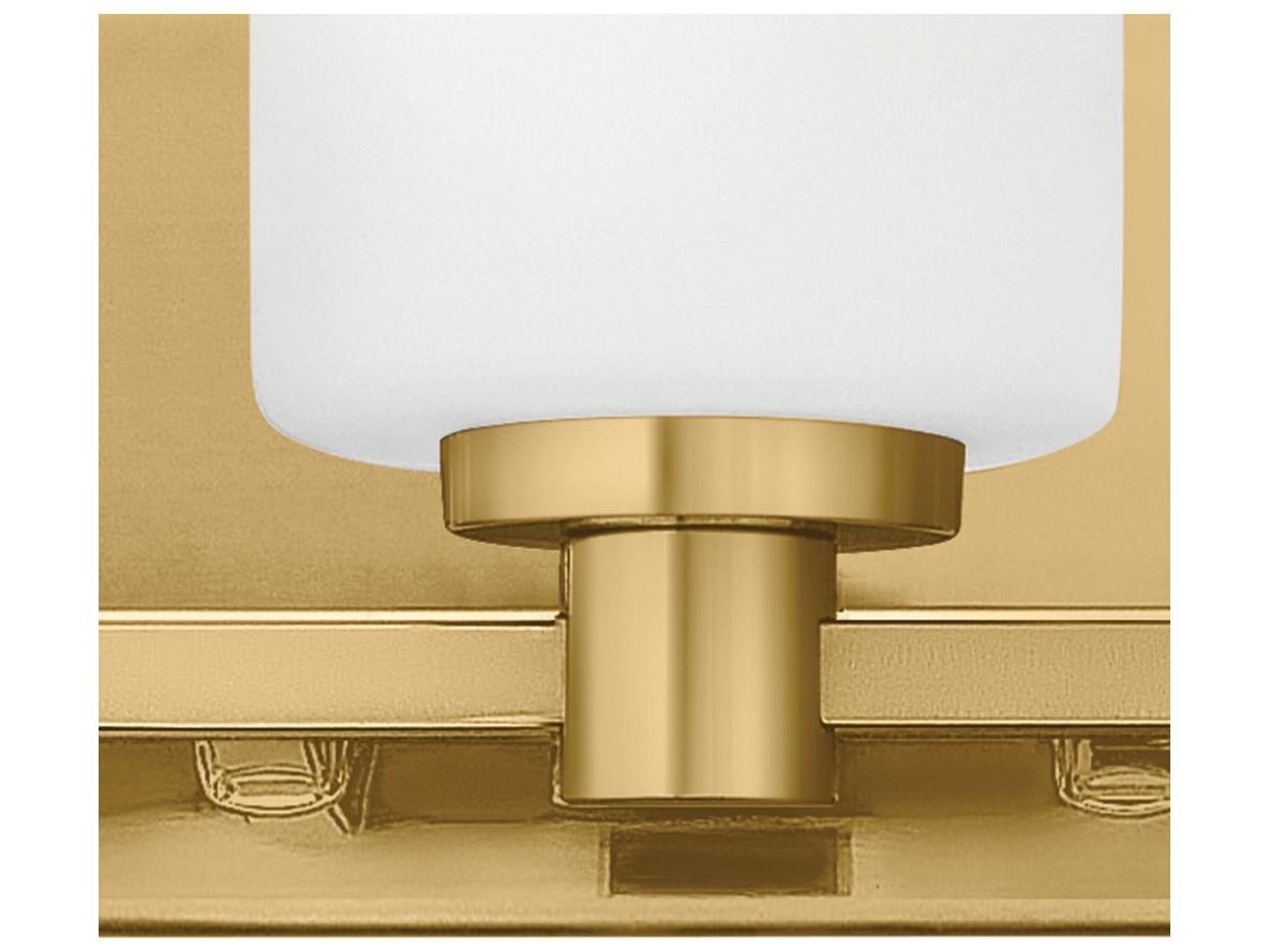 Hinkley Karlie 3-Light Lacquered Brass Vanity Light