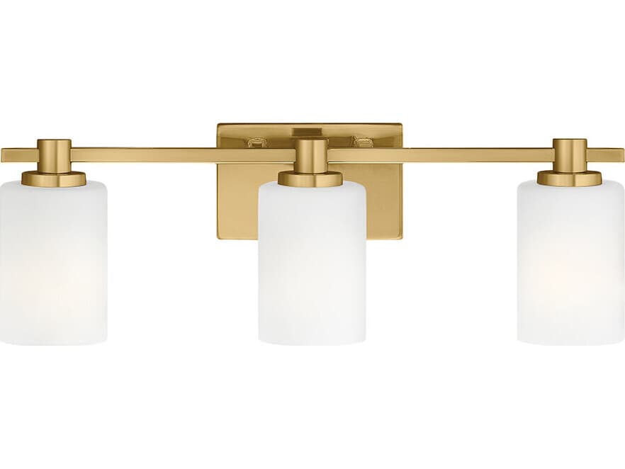Hinkley Karlie 3-Light Lacquered Brass Vanity Light