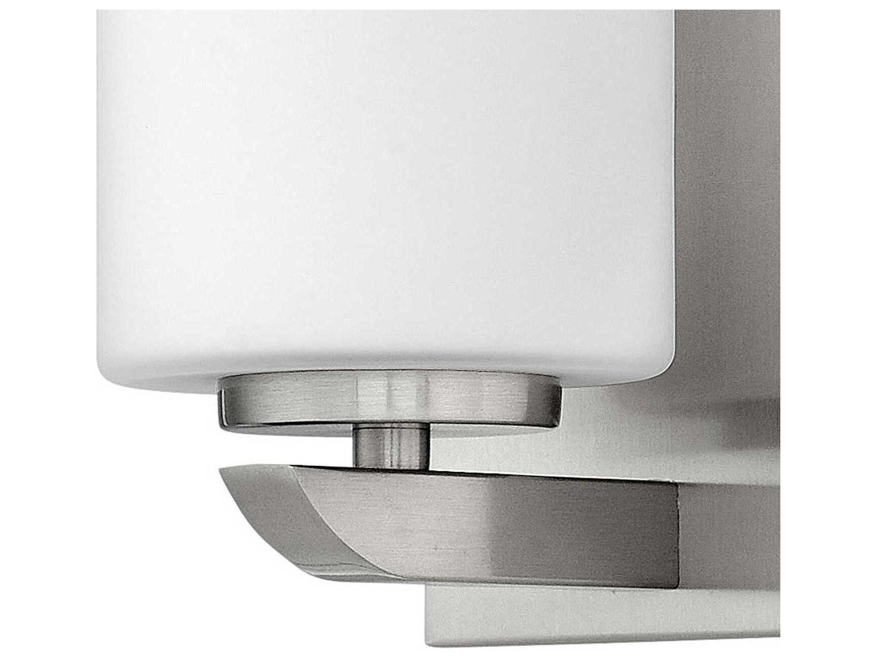 Hinkley Kyra Brushed Nickel Glass Wall Sconce