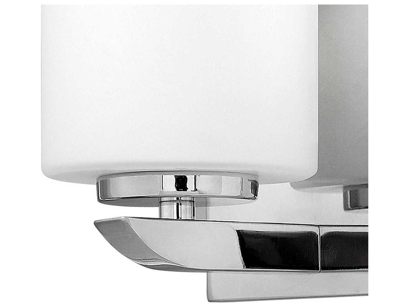 Hinkley Kyra Polished Nickel Glass Wall Sconce