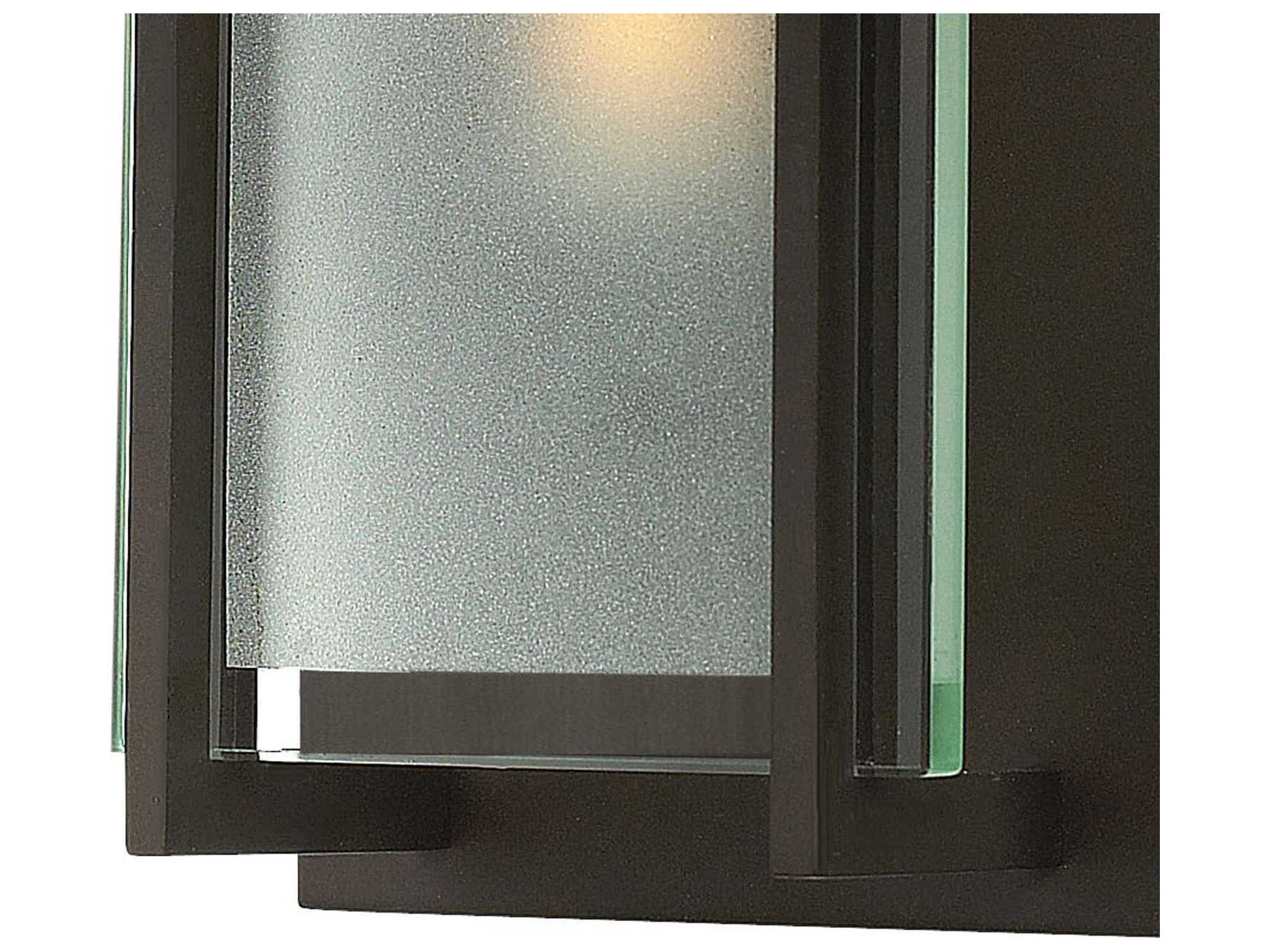 Hinkley Latitude 1-Light Oil Rubbed Bronze Glass Wall Sconce