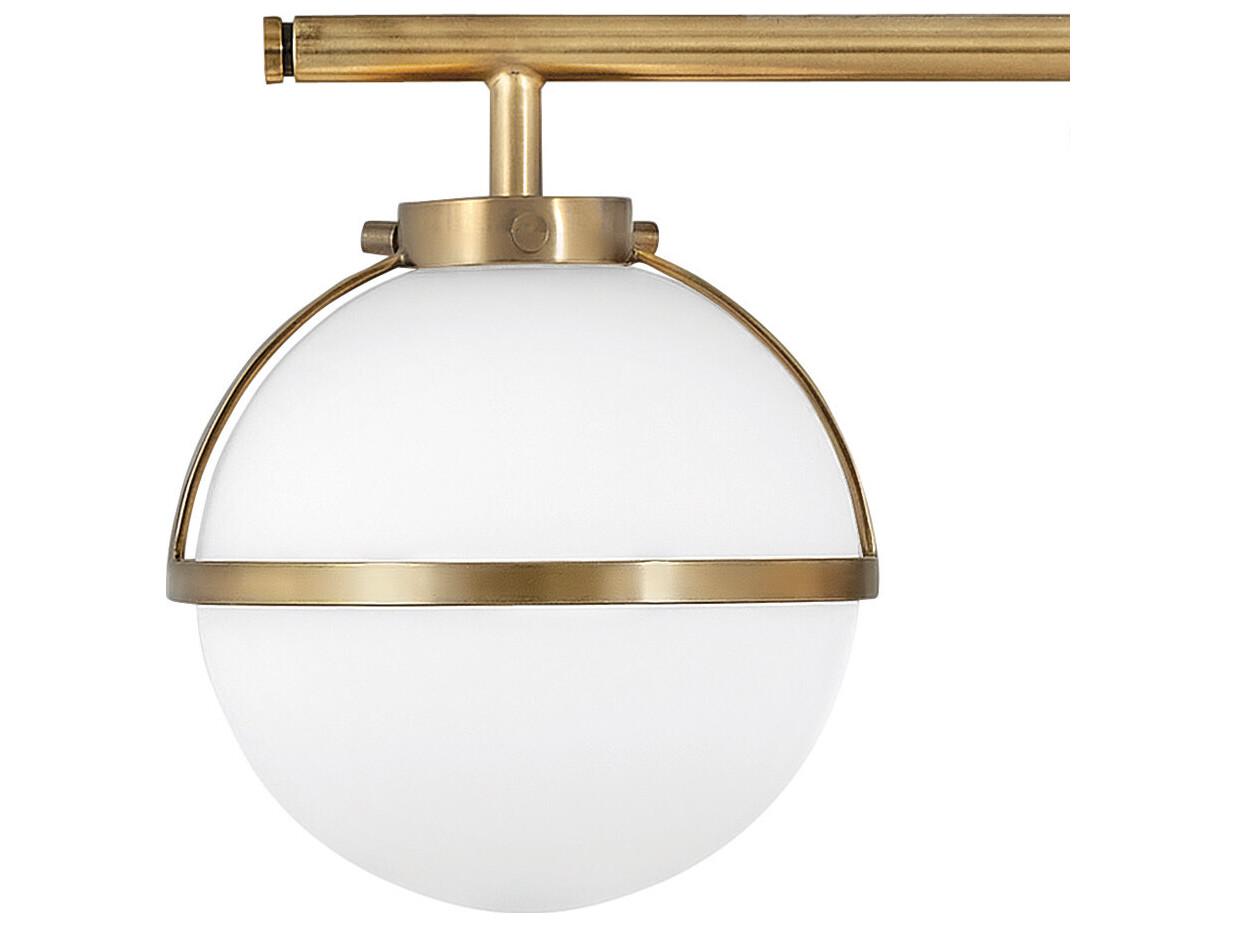Hinkley Hollis 3-Light Heritage Brass LED Vanity Light