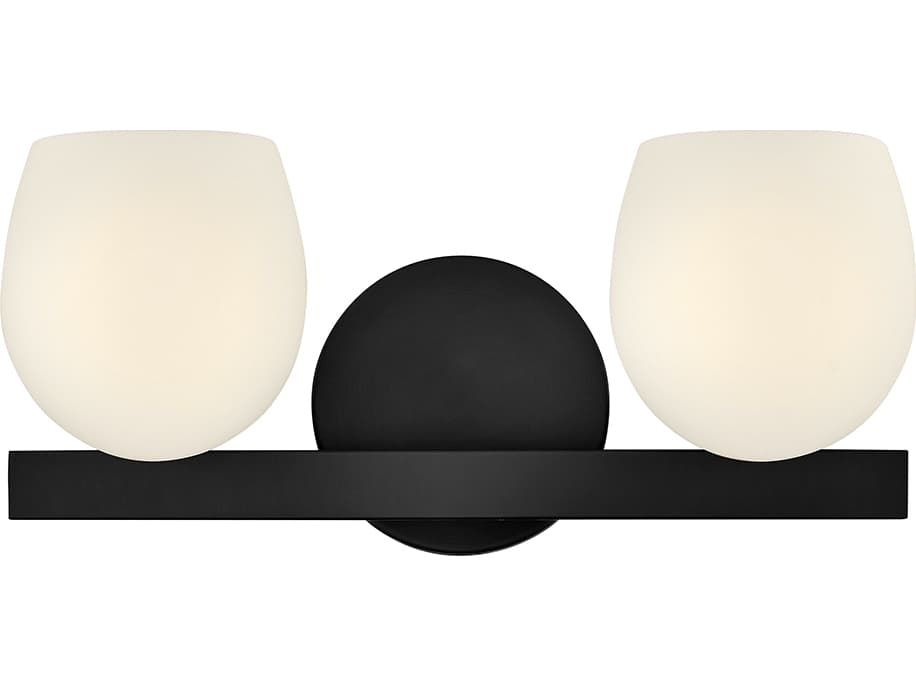 Hinkley Mae 2-Light Black Vanity Light