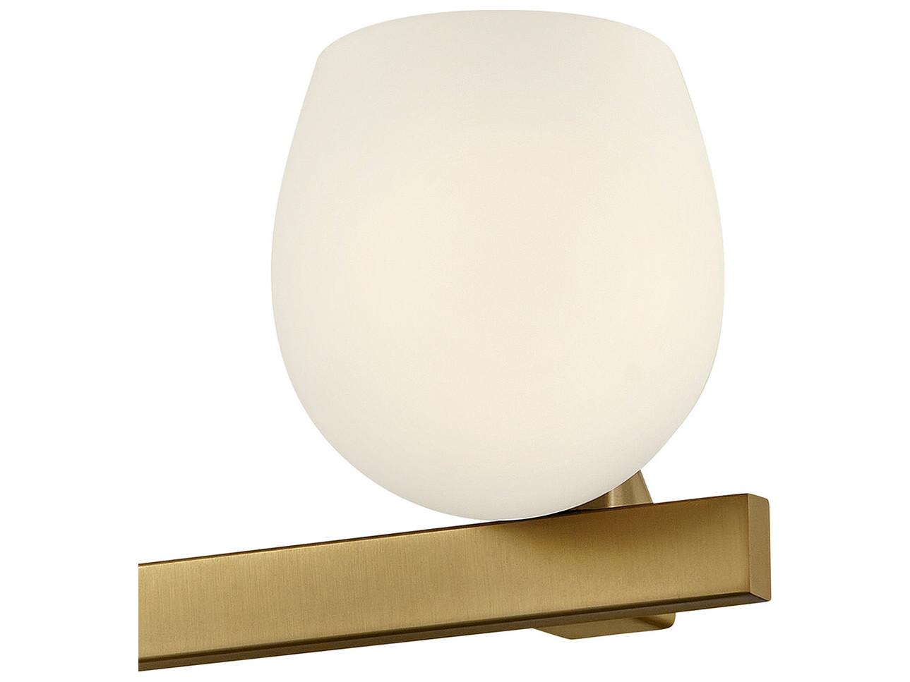Hinkley Mae 3-Light Lacquered Brass Vanity Light