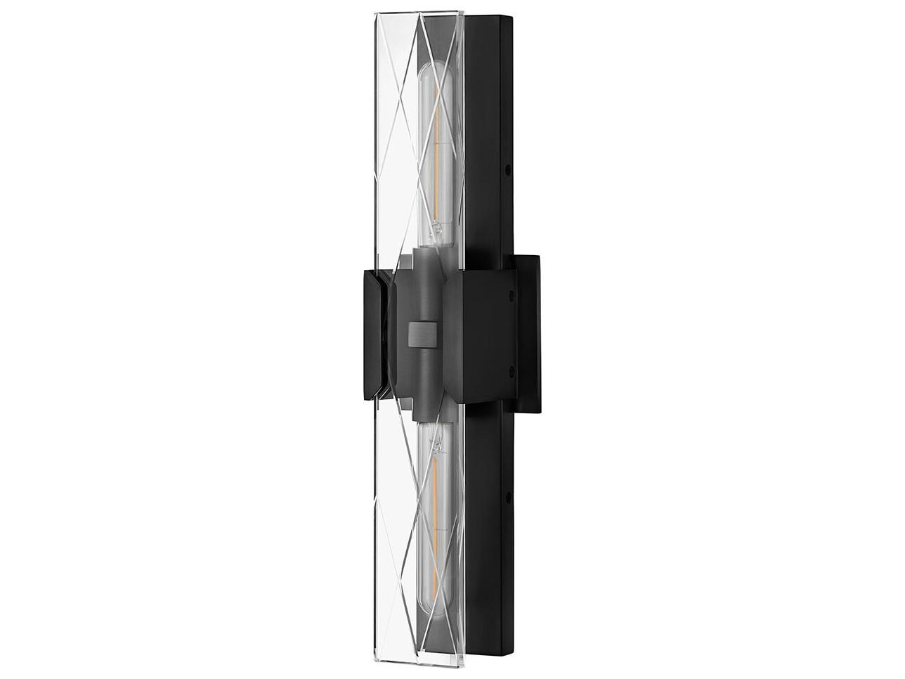 Hinkley Monte 2-Light Black Oxide Wall Sconce