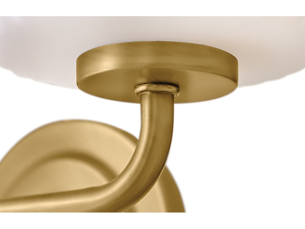 Hinkley Mckenna McKenna 2-Light Lacquered Brass Vanity Light