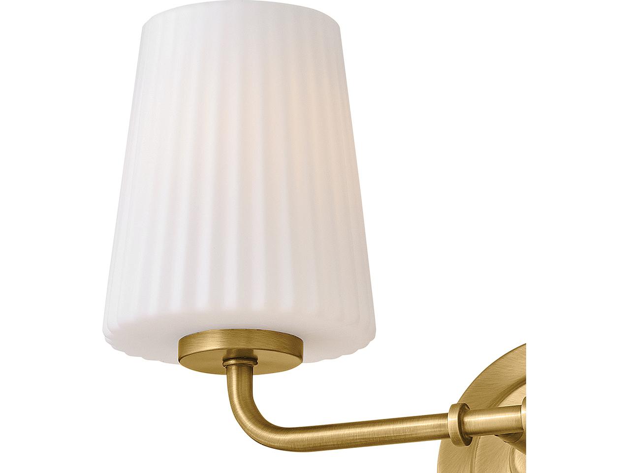 Hinkley Mckenna McKenna 2-Light Lacquered Brass Vanity Light