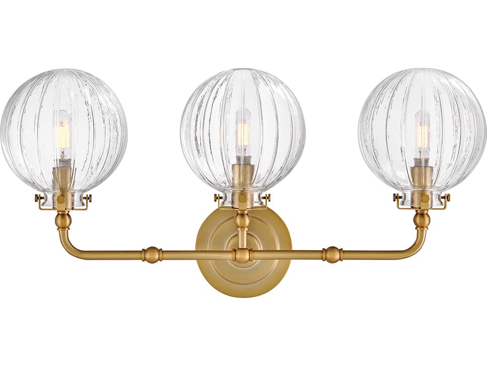 Hinkley Helene 3-Light Lacquered Brass Vanity Light