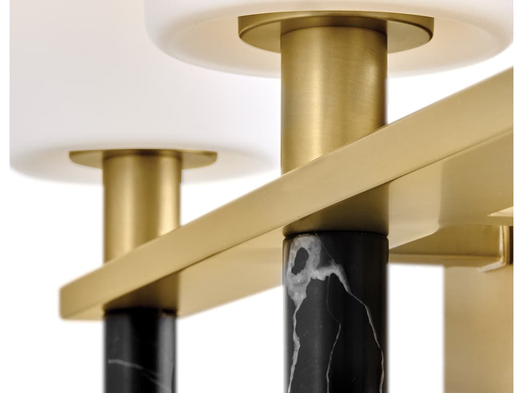 Hinkley Turin 3-Light Lacquered Brass Vanity Light