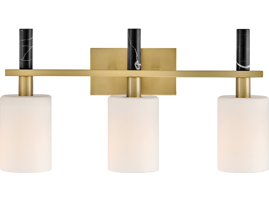 Hinkley Turin 3-Light Lacquered Brass Vanity Light