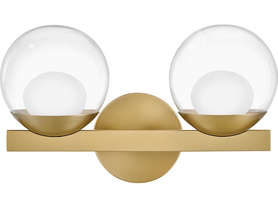 Hinkley Sunni 2-Light Lacquered Brass Vanity Light