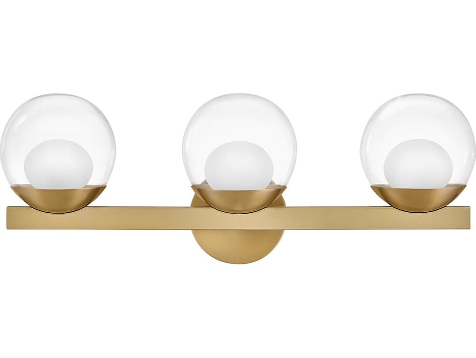 Hinkley Sunni 3-Light Lacquered Brass Vanity Light