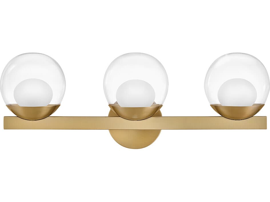 Hinkley Sunni 3-Light Lacquered Brass Vanity Light