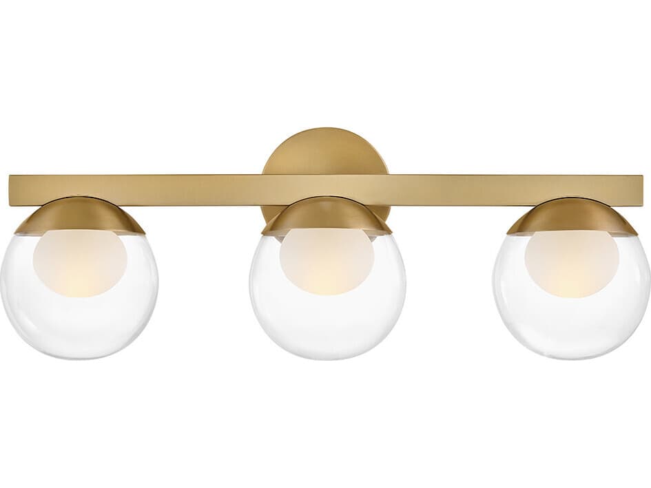 Hinkley Sunni 3-Light Lacquered Brass Vanity Light