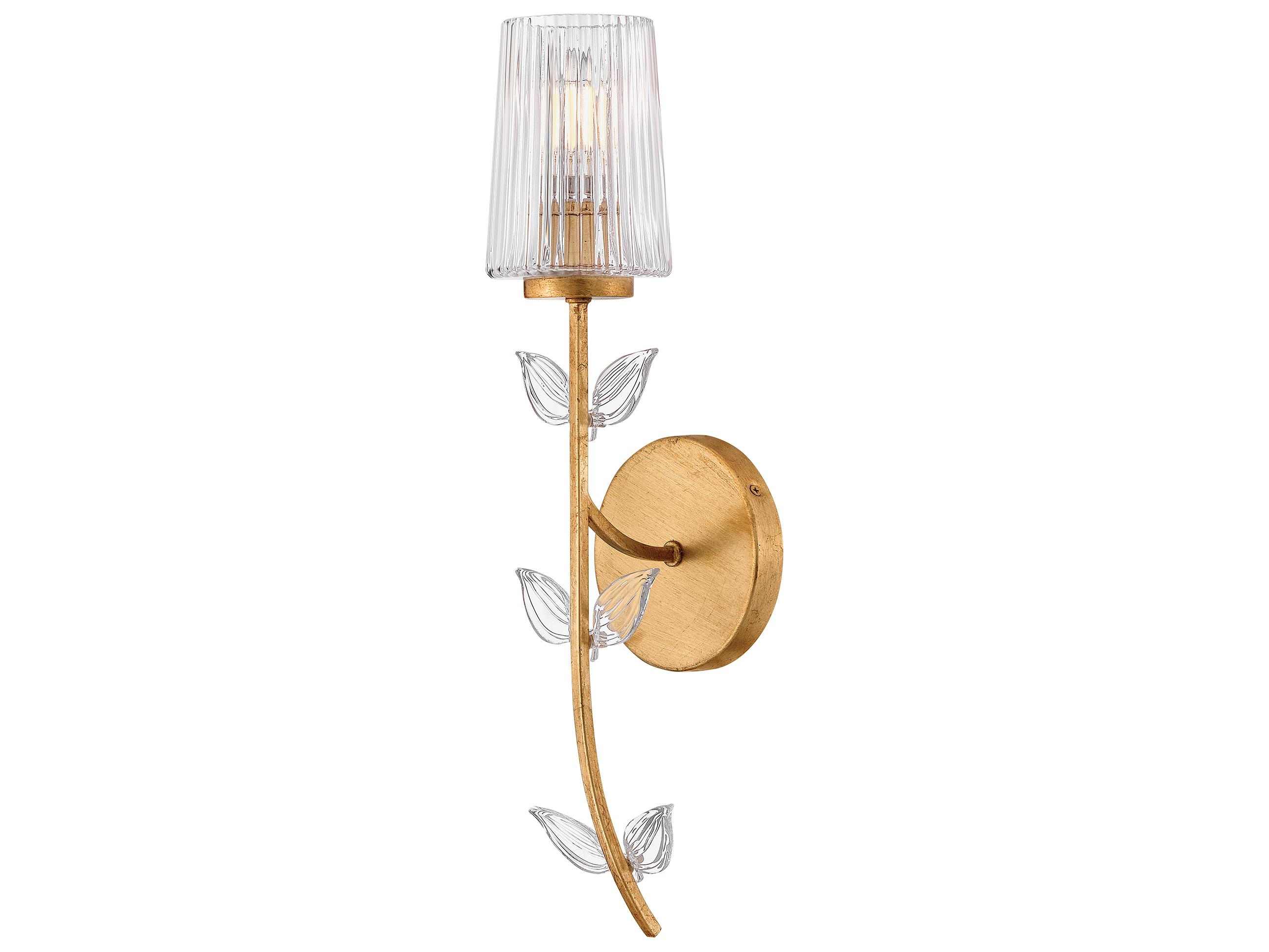 Hinkley Aliso 1-Light Distressed Brass Wall Sconce
